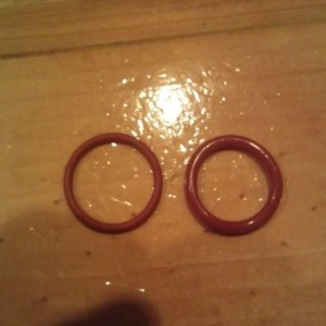 You can carefully switch them. They are still water tight... At least so fa