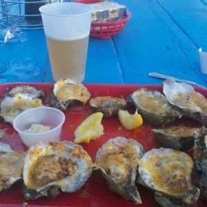 Cajun baked at Shuckums in Panama City Beach