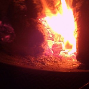 From last night, it freaked me out when I saw it so I took a pic.