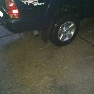 See the hail?