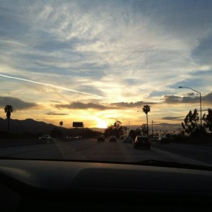 End to another nice day in SoCal