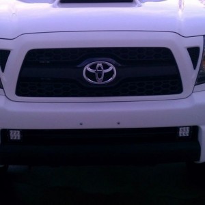 Can't really tell but I plasti dipped the entire front of my truck in 