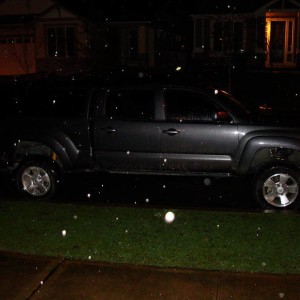 Overall lift with stock wheels/tires