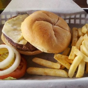 My first Buffalo Burger. Antelope Island State Park, Utah.