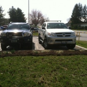 Hilux parked right next to me....I'm in Blacksburg va It's got Me