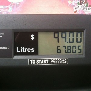 That's 17 1/2 US Gallons