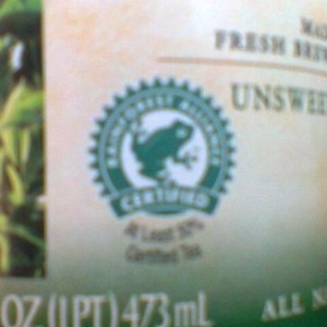 Really at least 50 % certified tea??