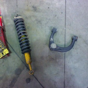 Out with the old, hopefully the lower adjustments loosen up