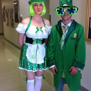 St. Patrick's celebration at work.