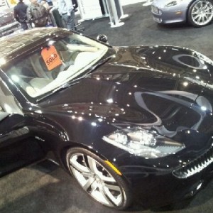 Fisker Karma EV, solar panels on the roof This message was sent from a Bell