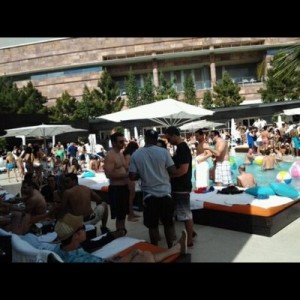 Not live but earlier today first day of pool season