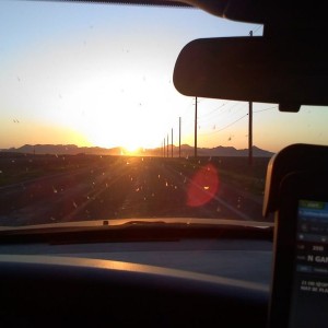 Sunset from my Squad Car this evening.