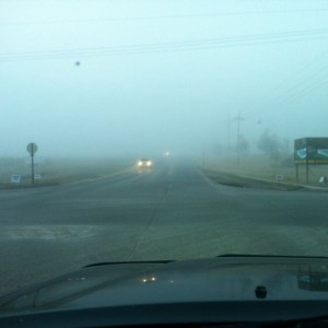 Foggy as balls driving in to work this morning...