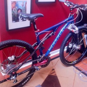 Titus X, AMP F4BLT, chris king, xtr, avid code 203, race face, tubeless