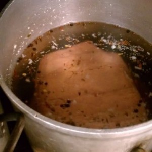 7 am, corned beef is just waking up.