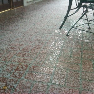 Hail in so cal