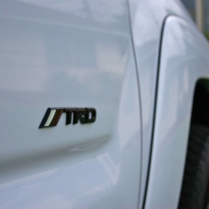 Black Chrome TRD Emblem