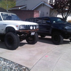 My friends truck and mine from earlier today.