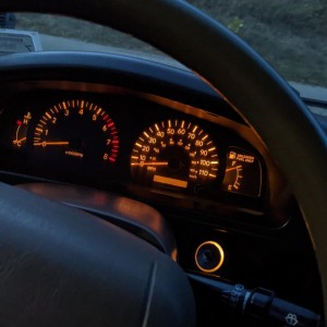 Instrument cluster (no green condoms)