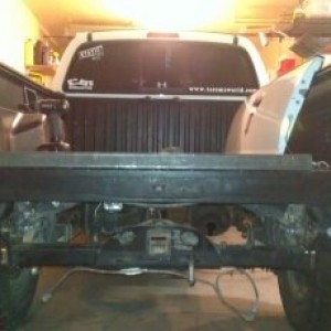 Rear high clearance bumper