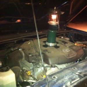 Workin off that redneck light lol