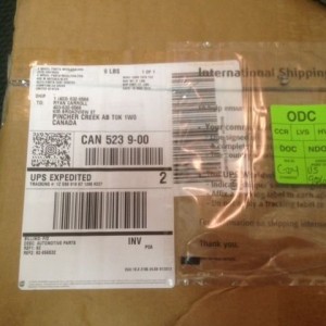 UPS made a visit.