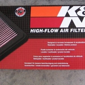K&N Hi Flow airfilter