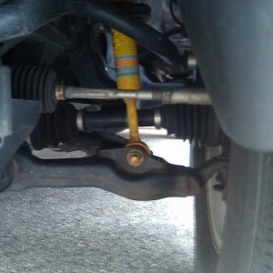 Before - CV angle driver side