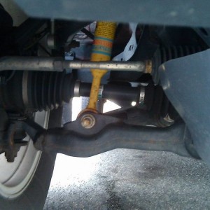 Before - CV angle passenger side
