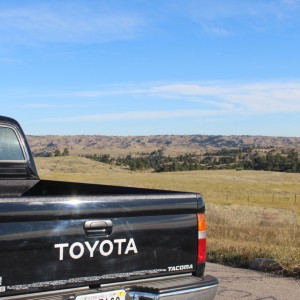 lookout over US-20 in Sioux county