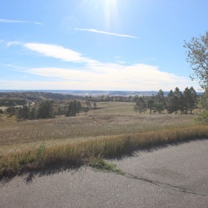 lookout over US-20 in Sioux county