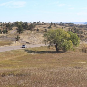 lookout over US-20 in Sioux county