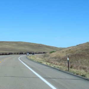 trainSpotting in sandhills on N-2 trail