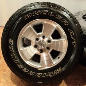 TRD Sport Wheels with Dueler A/T's 265/70/17