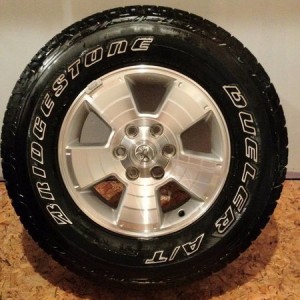 TRD Sport Wheels with Dueler A/T's 265/70/17