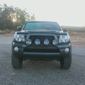 truck with weathertechs on