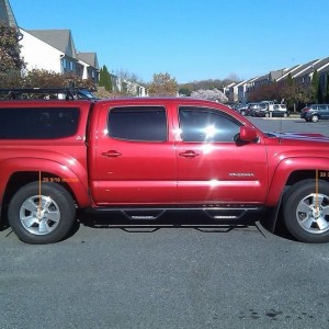 Before Lift measurements - passenger side