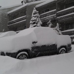 mammoth snow