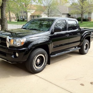 Took the Tacoma side emblems off.