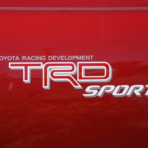 trd sport decal