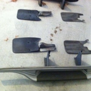 Side steps and mud flaps for sale.