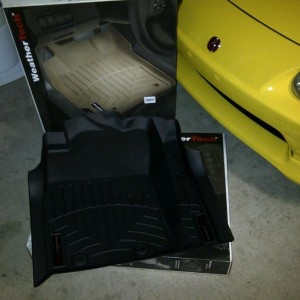 Woohooo got my weather tech mats in today for my 2012 after waiting a longg