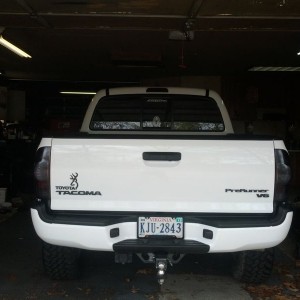 Plasti-dip emblems and tinted taillights...busy day