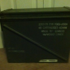 40MM ammo can as well