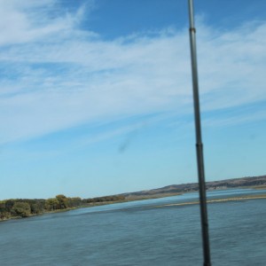 Missouri river at SD/NE border