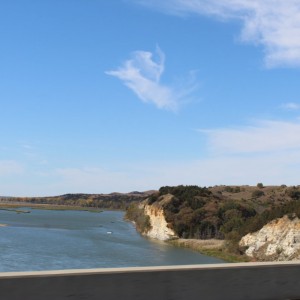 Missouri river at SD/NE border