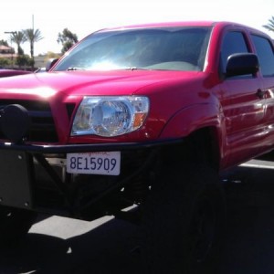 Camburg UCAs, spindles. Toytech coilovers. Pretty nice truck. Escondido Kho
