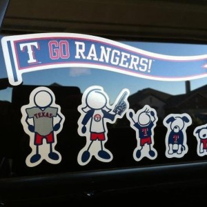 Rangers Family Decals