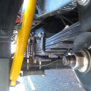 After - Dakar rear spring - driver