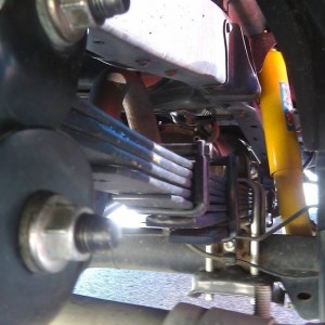 After - Dakar rear spring - passenger
